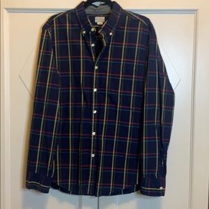 Men’s L J. Crew Plaid Button-up long sleeve shirt